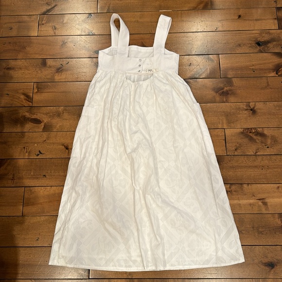 Madewell NWT Cutout Back Empire Midi Dress size 4 - Picture 11 of 12